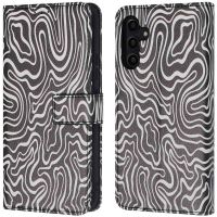 iMoshion ﻿Étui de téléphone portefeuille Design Samsung Galaxy A14 (5G/4G) - Black And White