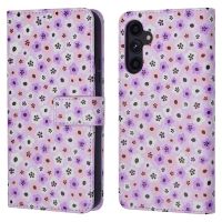 iMoshion ﻿Étui de téléphone portefeuille Design Samsung Galaxy A34 (5G) - Purple Flowers