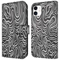 iMoshion ﻿Étui de téléphone portefeuille Design iPhone 11 - Black And White