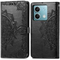 imoshion Etui de téléphone portefeuille Mandala Xiaomi Redmi Note 13 (5G) - Noir