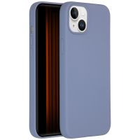Accezz Coque Liquid Silicone iPhone 15 Plus - Lavender Grey