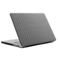 Selencia Coque tissée MacBook Air 15 pouces (2023) / Air 15 pouces (2024) M3 chip - A2941 / A3114 - Gris