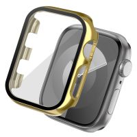 imoshion Coque rigide brillante à couverture complète pour Apple Watch Series 1 / 2 / 3 - 42 mm - Or