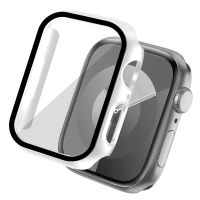 imoshion Coque rigide à couverture complète pour Apple Watch Series 7 / 8 / 9 - 45 mm - Blanc