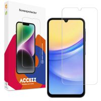 Accezz Protection d'écran en verre trempé Samsung Galaxy A15 (5G/4G)