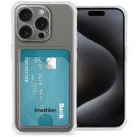 imoshion Coque silicone avec support de passe iPhone 15 Pro - Transparent