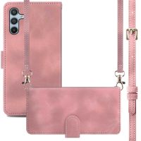 imoshion Etui de téléphone portefeuille avec cordon Samsung Galaxy A34 (5G) - Rose