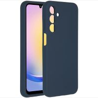 Accezz Coque Liquid Silicone Samsung Galaxy A25 (5G) - Bleu foncé