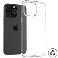 Accezz Coque Clear 100% recyclée iPhone 15 Pro Max - Transparent