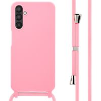 imoshion Coque en silicone avec cordon Samsung Galaxy A25 (5G) - Rose