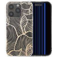 iMoshion Coque Design iPhone 15 Pro - Golden Leaves