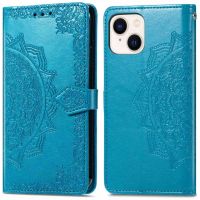 imoshion Etui de téléphone portefeuille Mandala iPhone 15 - Turquoise