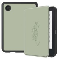 iMoshion Slim Soft Sleepcover Kobo Clara 2E / Tolino Shine 4 - Floral Green