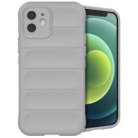 iMoshion Coque arrière EasyGrip iPhone 12 - Gris