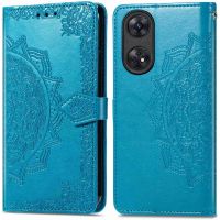 imoshion Etui de téléphone portefeuille Mandala Oppo Reno 8 T (4G) - Turquoise