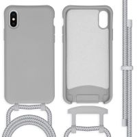 imoshion Coque de couleur avec cordon amovible iPhone X / Xs - Gris