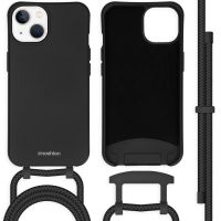 iMoshion Coque de couleur avec cordon amovible iPhone 13 - Noir