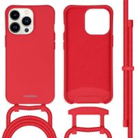 imoshion Coque de couleur avec cordon amovible iPhone 13 Pro - Rouge