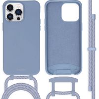 imoshion Coque de couleur avec cordon amovible iPhone 14 Pro Max - Bleu