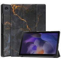 imoshion Coque tablette Design Trifold Samsung Galaxy Tab A8 - Black Marble