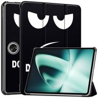 iMoshion Coque tablette Design Trifold OnePlus Pad - Don't touch