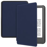 iMoshion Slim Hard Sleepcover Amazon Kindle (2022) 11th gen - Bleu foncé