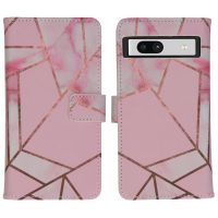 iMoshion Coque silicone design Google Pixel 7a - Pink Graphic