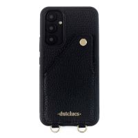 Dutchies Coque avec porte-cartes Samsung Galaxy A35  - Convient pour Cordon de téléphone universel - Noir