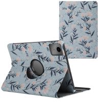 iMoshion Coque tablette Design rotatif à 360° Lenovo Tab M11 - Flowers