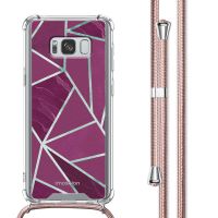 iMoshion Coque Design avec cordon Samsung Galaxy S8 - Bordeaux Graphic