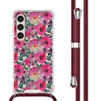 iMoshion Coque Design avec cordon Samsung Galaxy S23 Plus - Flower Water