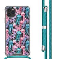 iMoshion Coque Design avec cordon iPhone 11 Pro Max - Jellyfish Watercolor