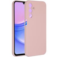 Accezz Coque Liquid Silicone Samsung Galaxy A15 (5G/4G) - Rose