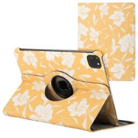 imoshion Coque tablette Design rotatif à 360° iPad Pro 11 (2024) M4 - Yellow Flowers