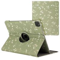 imoshion Coque tablette Design rotatif à 360° iPad Air 13 inch (2024) M2 - Green Flowers