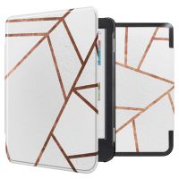 imoshion Design Slim Hard Sleepcover Kobo Clara Colour / Kobo Clara BW - White Graphic