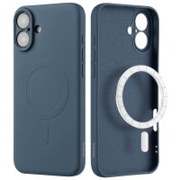 imoshion Coque Couleur avec MagSafe iPhone 16 - Bleu foncé