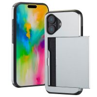 imoshion Coque arrière avec porte-cartes iPhone 16 - Gris