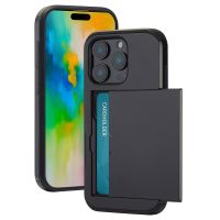 imoshion Coque arrière avec porte-cartes iPhone 16 Pro - Noir