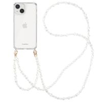 imoshion Coque avec dragonne + ﻿bracelet iPhone 14 - Perles cœurs