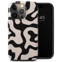 Selencia Coque arrière Vivid iPhone 15 Pro - Art Wave Black