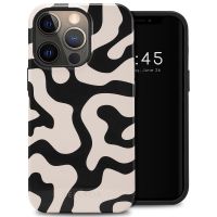 Selencia Coque arrière Vivid iPhone 13 Pro - Art Wave Black