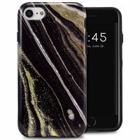 Selencia Coque arrière Vivid iPhone SE (2022 / 2020) / 8 / 7 / 6(s) - Chic Marble