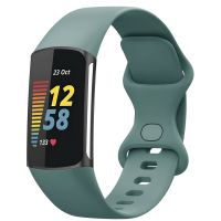 iMoshion Bracelet silicone Fitbit Charge 5 / Charge 6 - Taille S - Olive