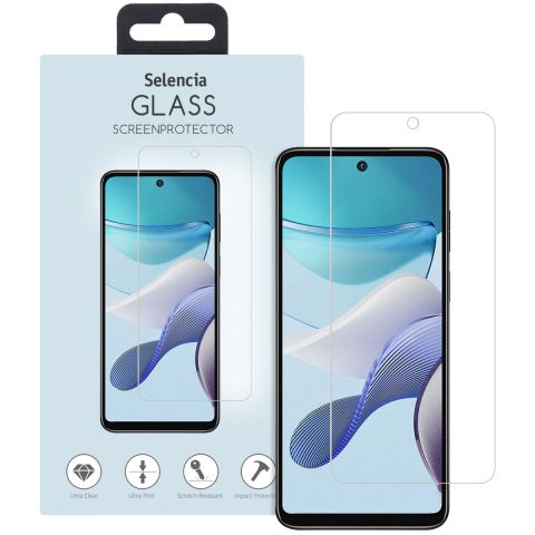 Selencia Protection d'écran en verre trempé Motorola Moto G13 / G23