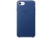 Apple Coque Leather iPhone SE (2022 / 2020) / 8 / 7 - Sapphire