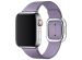 Apple Leather Band Modern Buckle Apple Watch Series 1-9 / SE - 38/40/41 mm - Taille S - Lilas