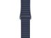 Apple ﻿Leather Loop Apple Watch Series 1-10 / SE / Ultra (2) - 42/44/45/46/49 mm - Taille L - Diver Blue