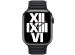 Apple Leather Link Apple Watch Series 1-10 / SE / Ultra (2) - 42/44/45/46/49 mm - Taille M/L - Midnight