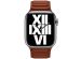 Apple Leather Link Apple Watch Series 1-9 / SE - 38/40/41 mm / Series 10 - 42 mm - Taille M/L - Umber